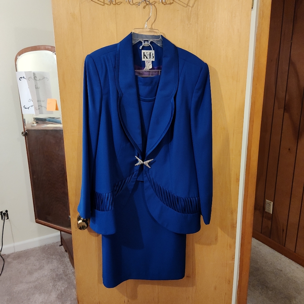 Formal Blue Skirt and Matching Top